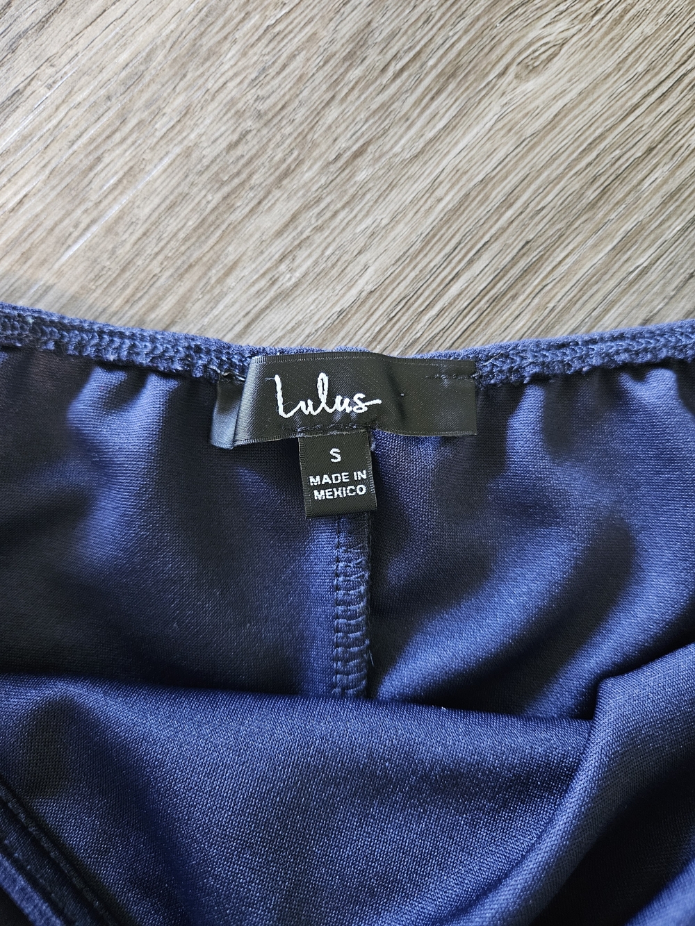 Lulu's Sweetest Admirer Navy Blue Ruched Surplice Maxi Slip Dress - Picture 11 of 13